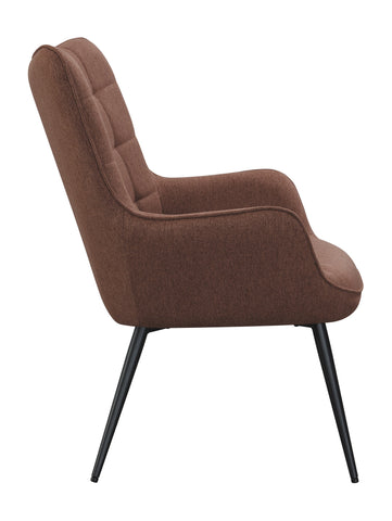 Coaster Isla Upholstered Flared Arms Accent Chair with Grid Tufted Model 909468