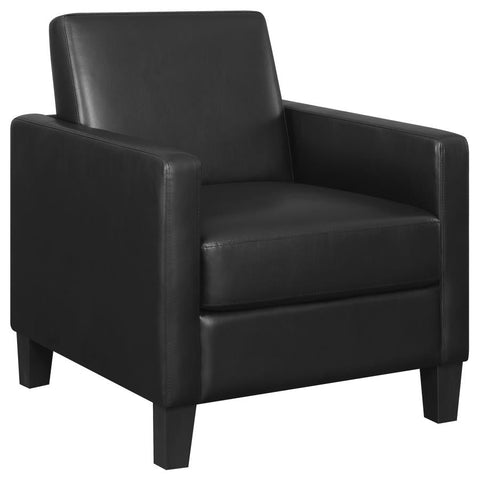 Coaster Julio Upholstered Accent Chair with Track Arms Black Model 909478