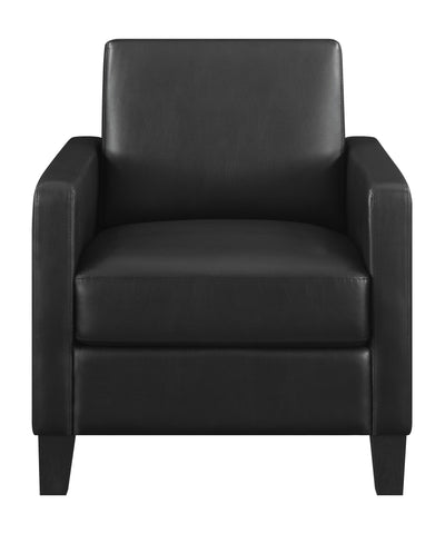 Coaster Julio Upholstered Accent Chair with Track Arms Black Model 909478