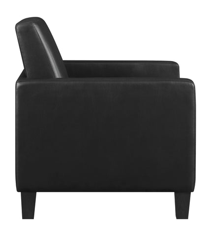 Coaster Julio Upholstered Accent Chair with Track Arms Black Model 909478