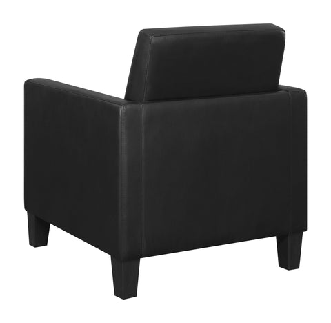 Coaster Julio Upholstered Accent Chair with Track Arms Black Model 909478