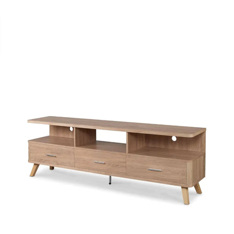 Lakin Rustic Natural TV Stand Model 91282 By ACME Furniture