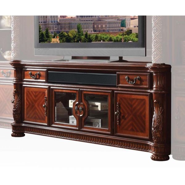 Vendome II Cherry TV Stand Model 91318 By ACME Furniture