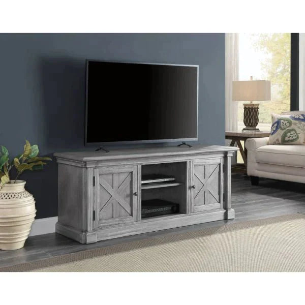 Lucinda Gray Oak TV Stand Model 91612 By ACME Furniture