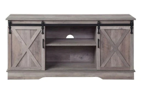 Bennet Gray Finish TV Stand Model 91855 By ACME Furniture
