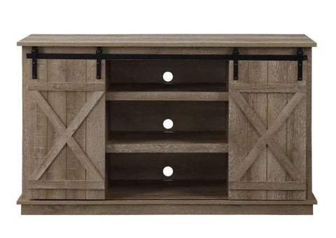 Bellona Oak Finish TV Stand Model 91862 By ACME Furniture