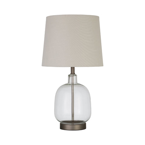 Coaster Costner Empire Table Lamp Beige and Clear Model 920017