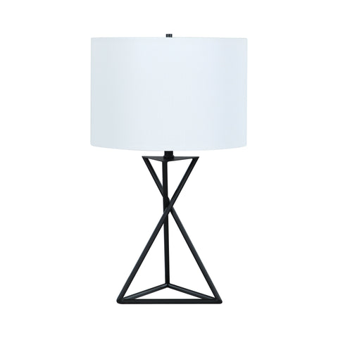 Coaster Mirio Drum Table Lamp White and Black Model 920051