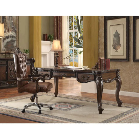 Versailles Cherry Oak Executive Desk Model 92280 By ACME Furniture