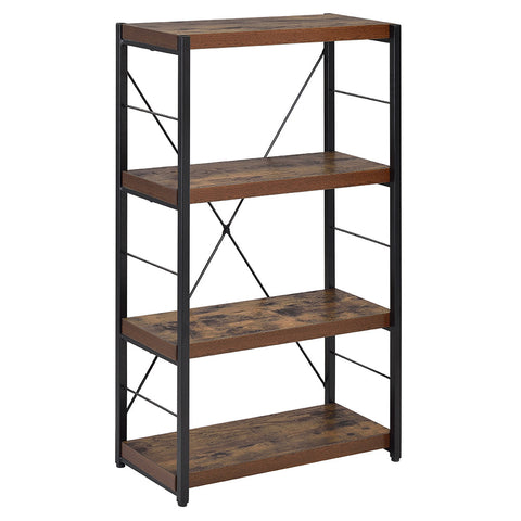 ACME Bob Weathered Oak Black Bookshelf Model 92399