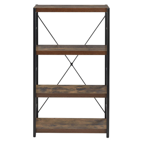 ACME Bob Weathered Oak Black Bookshelf Model 92399