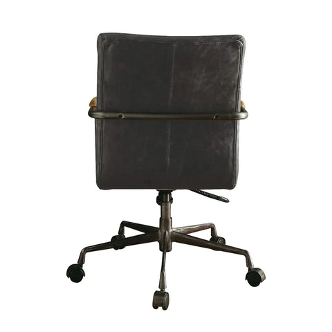 Harith Antique Slate Top Grain Leather Executive Office Chair Model 92415 By ACME Furniture