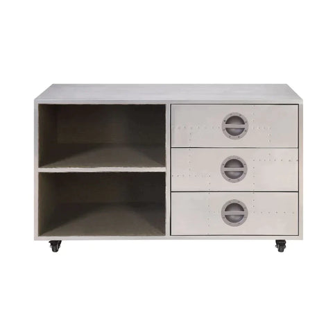 Brancaster Aluminum Desk Model 92426 By ACME Furniture