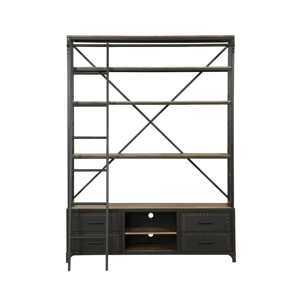 Actaki Sandy Gray Bookshelf Model 92433 By ACME Furniture