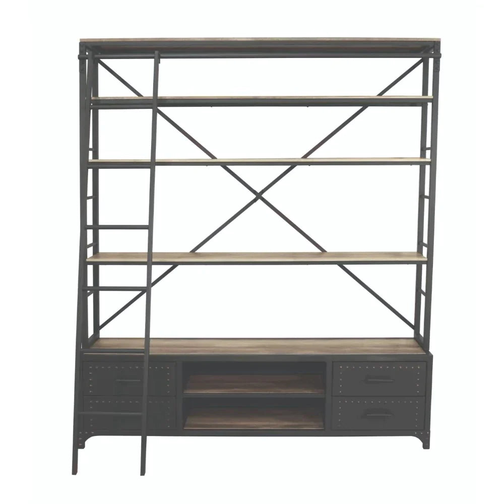 Actaki Sandy Gray Bookshelf Model 92436 By ACME Furniture