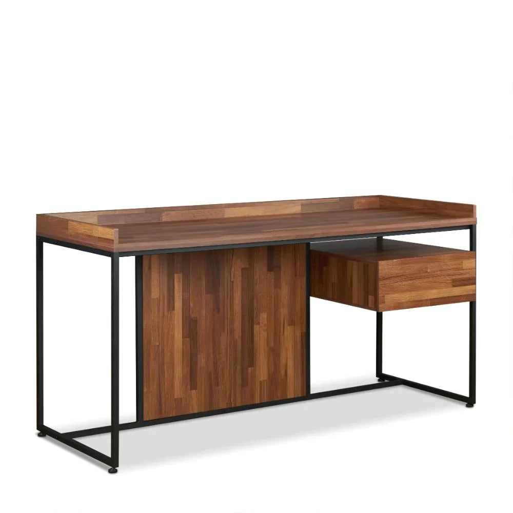 Sara Walnut & Sandy Black Desk Model 92445 By ACME Furniture