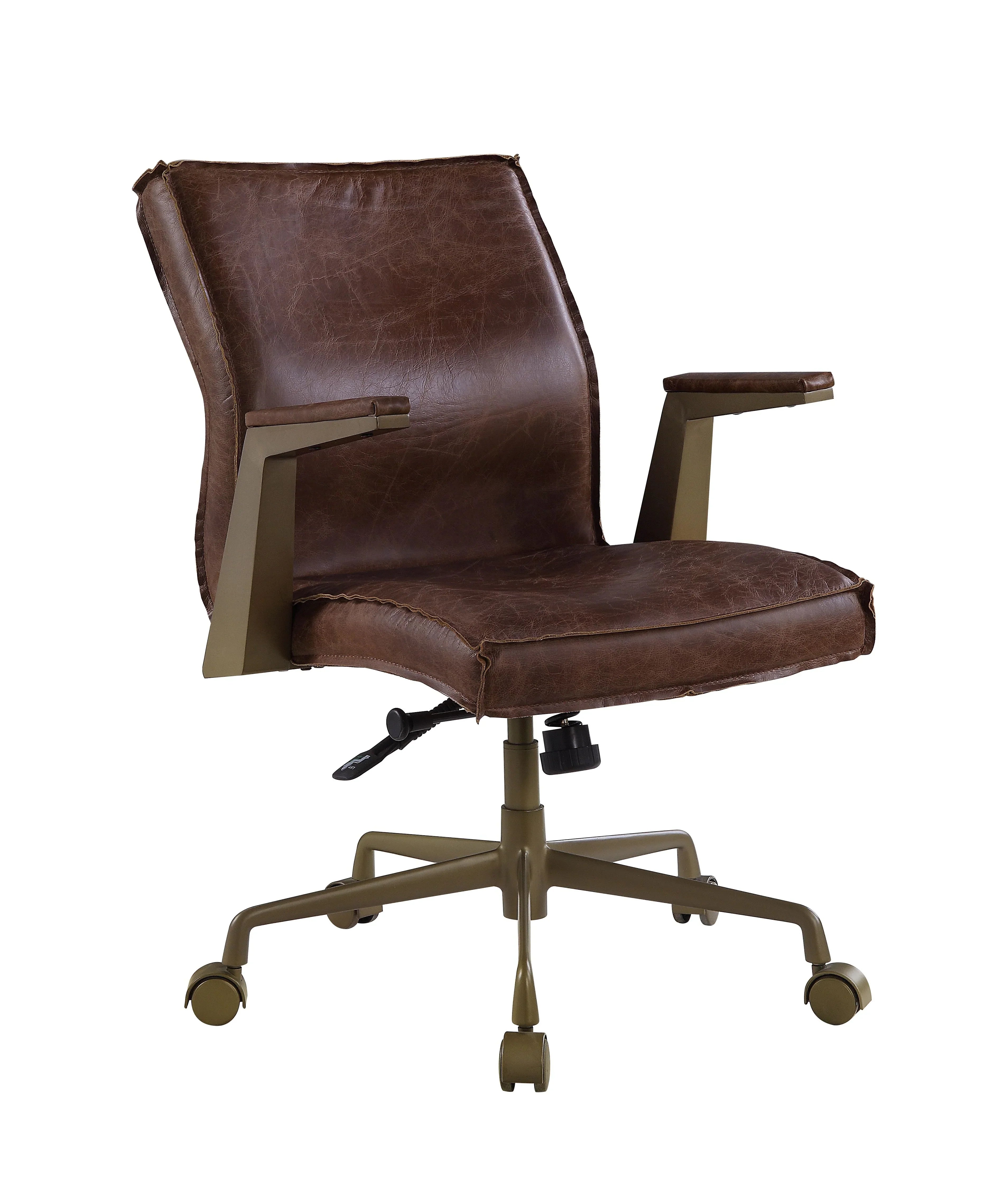 Attica Espresso Top Grain Leather Executive Office Chair Model 92483 By ACME Furniture