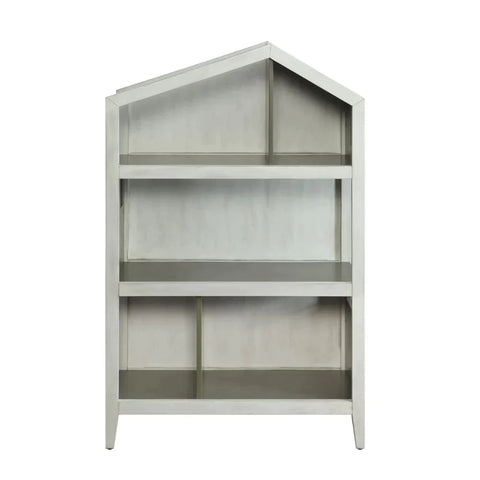 Doll Cottage Weathered White & Washed Gray Bookshelf Model 92561 By ACME Furniture