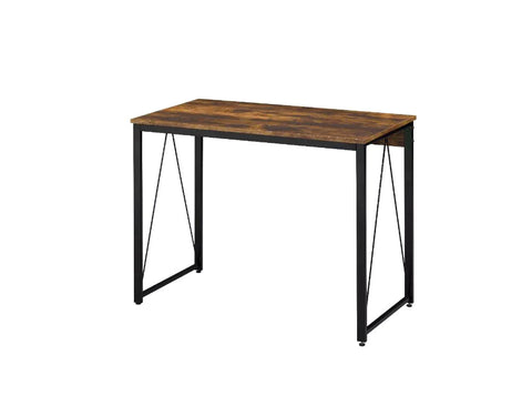 Zaidin Weathered Oak & Black Finish Writing Desk Model 92600 By ACME Furniture