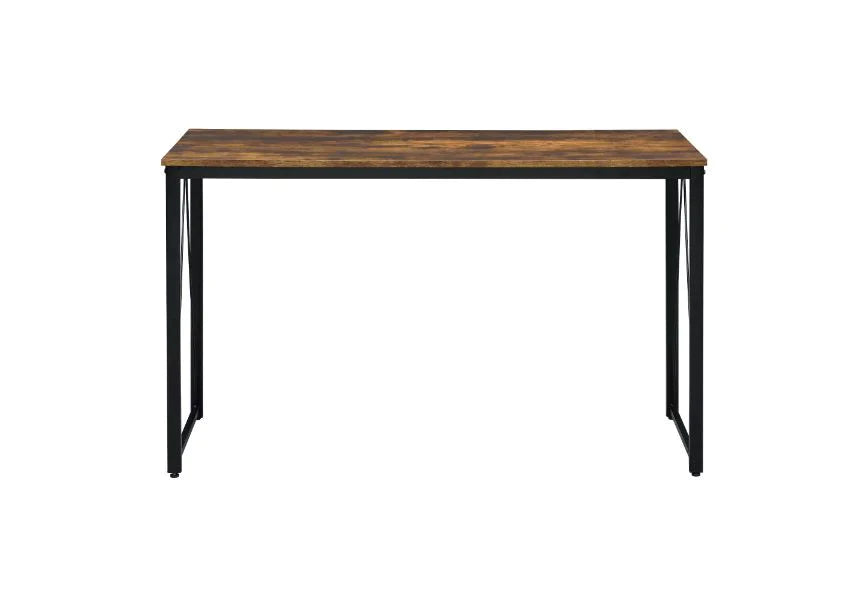Zaidin Weathered Oak & Black Finish Writing Desk Model 92605 By ACME Furniture