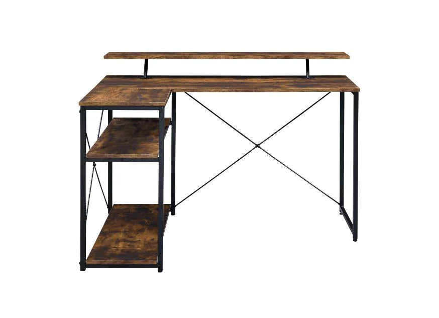 Drebo Weathered Oak & Black Finish Writing Desk Model 92755 By ACME Furniture