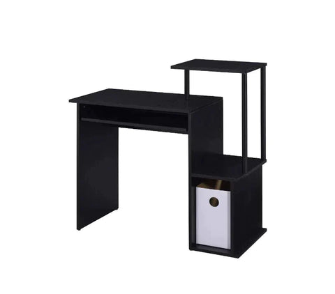 Lyphre Black Finish Desk Model 92764 By ACME Furniture