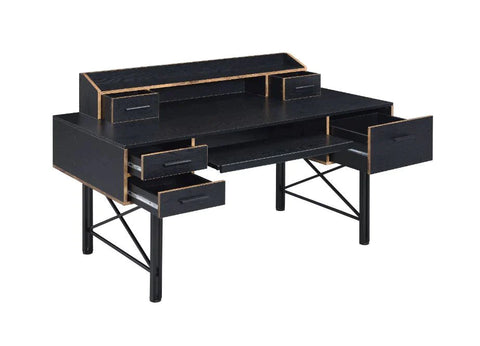 Safea Black Finish Desk Model 92804 By ACME Furniture