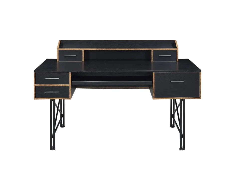 Safea Black Finish Desk Model 92804 By ACME Furniture