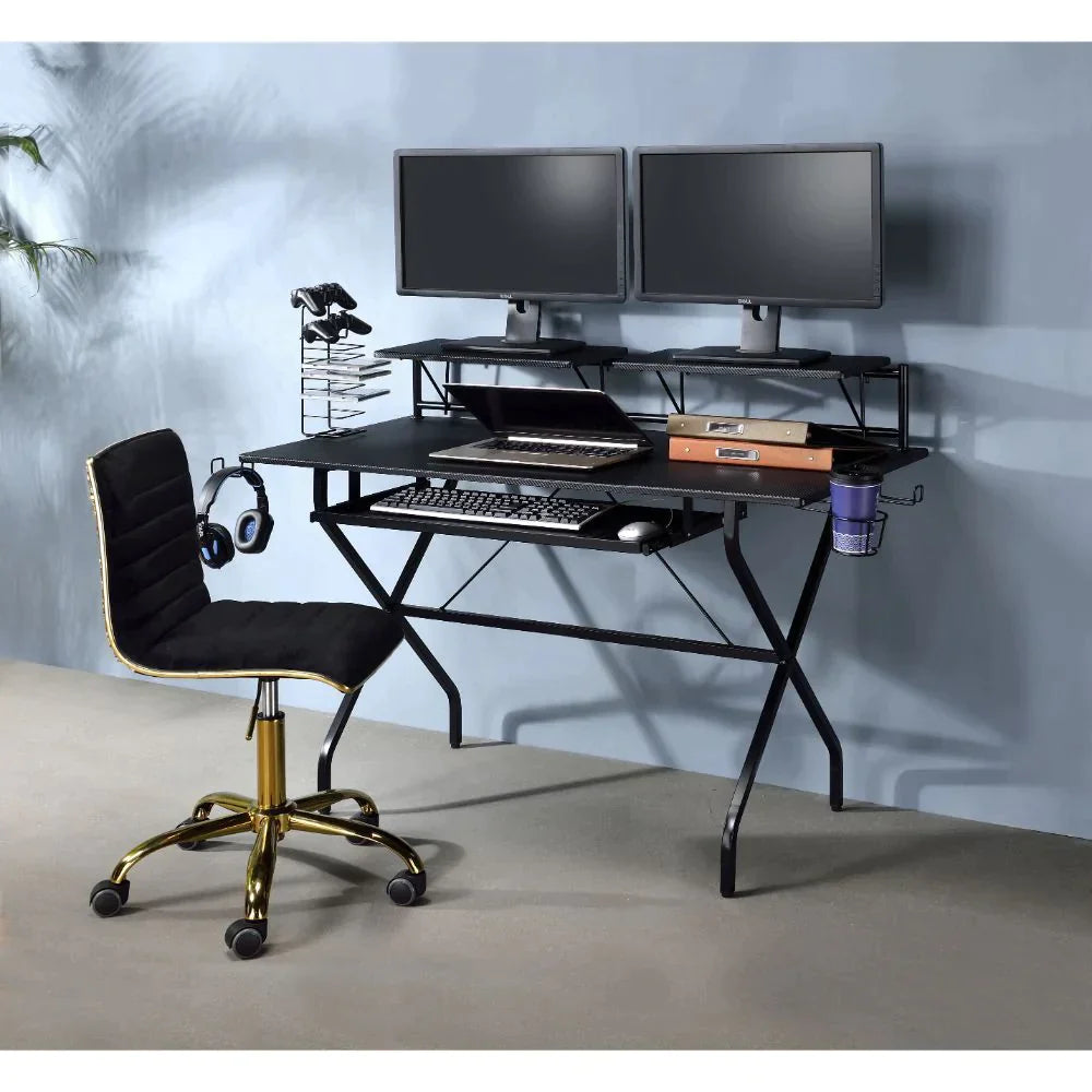 Hartman Black Desk Model 92870 By ACME Furniture