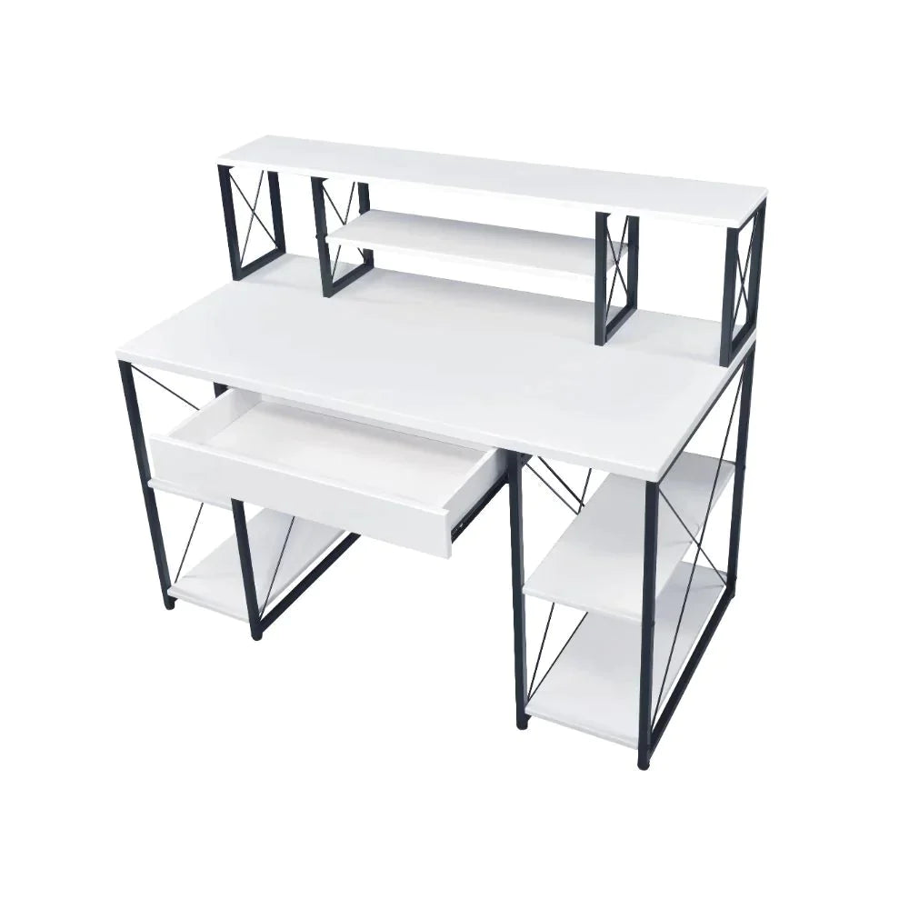 Amiel White & Black Writing Desk Model 92879 By ACME Furniture