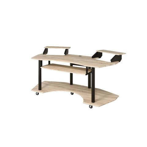 Eleazar Natural Oak Music Desk Model 92892 By ACME Furniture