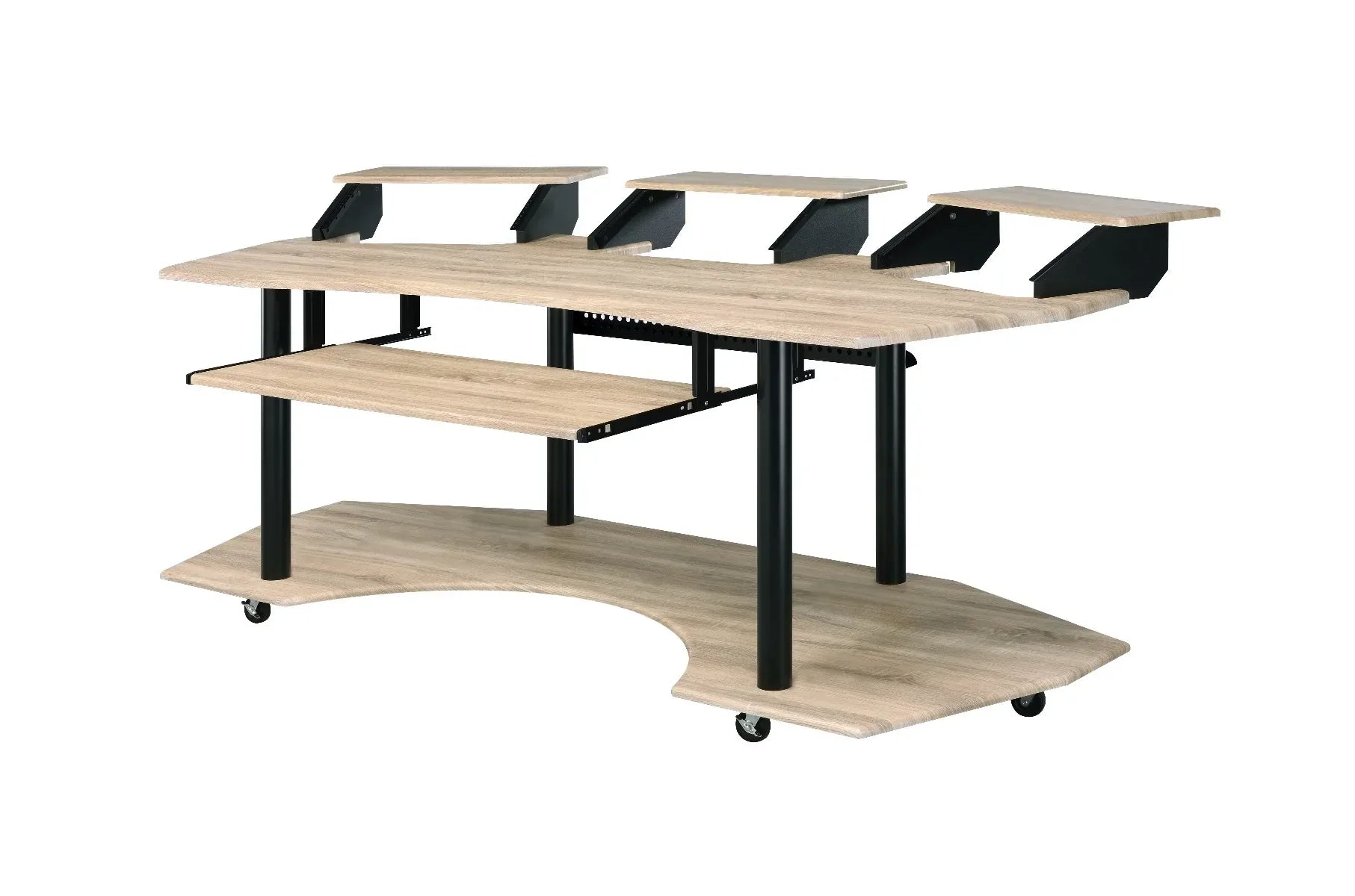 Eleazar Natural Oak Music Desk Model 92897 By ACME Furniture
