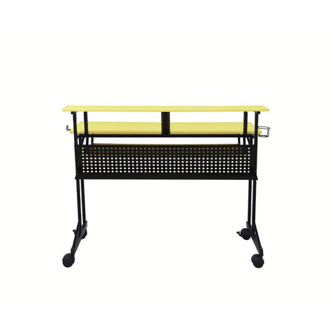 Suitor Yellow & Black Music Desk Model 92904 By ACME Furniture
