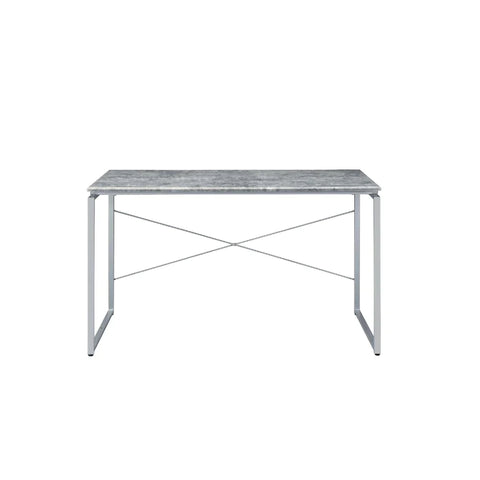 Jurgen Faux Concrete & Silver Desk Model 92905 By ACME Furniture