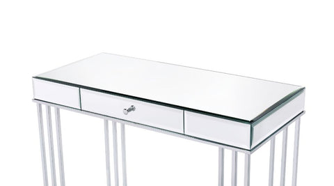 ACME Critter Mirrored and Chrome Finish Critter Writing Desk Model 92979