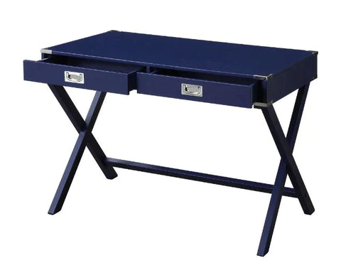 Amenia Navy Blue Finish Writing Desk Model 93008 By ACME Furniture