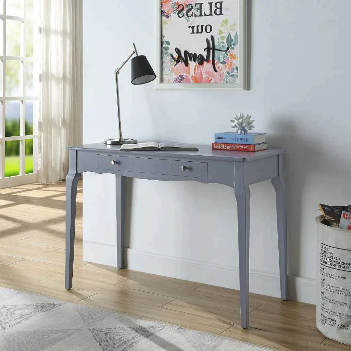 Alsen Gray Finish Writing Desk Model 93019 By ACME Furniture