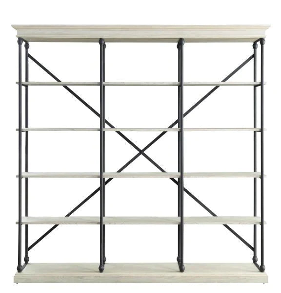Rukia White & Black Finish Bookshelf Model 93040 By ACME Furniture
