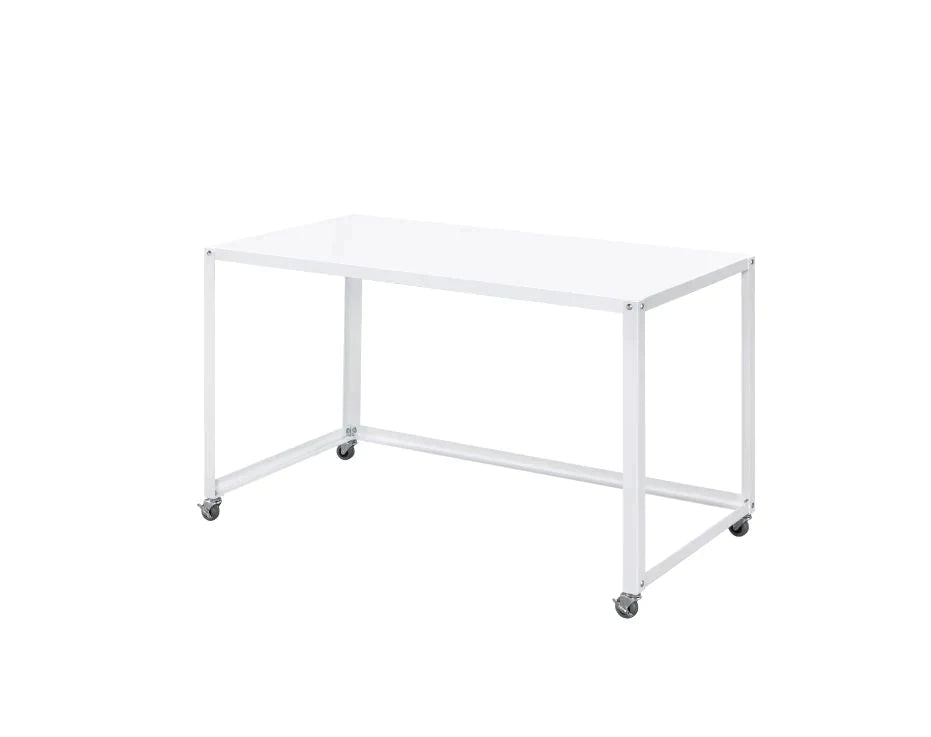 Arcano White Finish Writing Desk Model 93065 By ACME Furniture