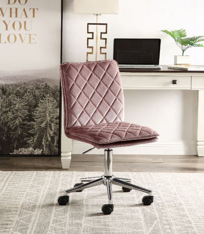 Aestris Pink Velvet Office Chair Model 93072 By ACME Furniture