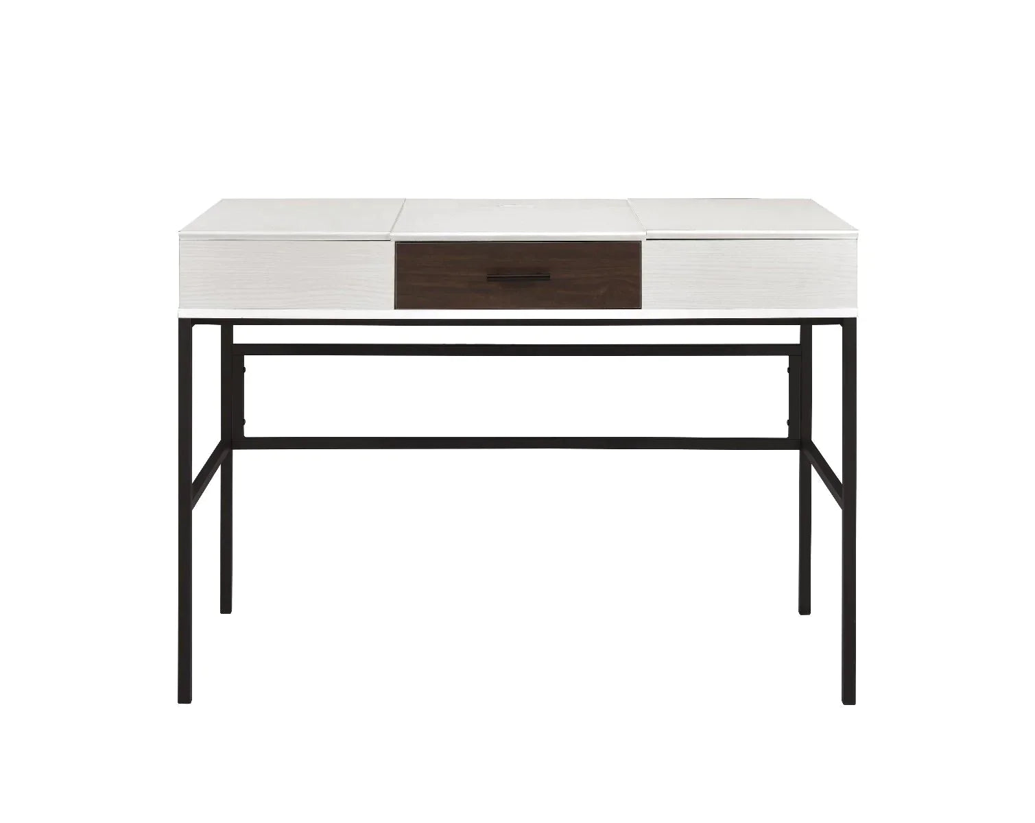 Verster Natural & Black Finish Desk Model 93090 By ACME Furniture