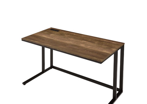 ACME Tyrese Walnut & Black Finish Tyrese Desk Model 93096