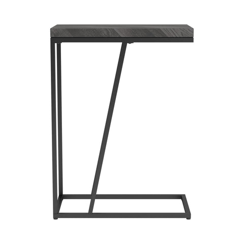 Coaster Sergio Chevron Rectangular Accent Table Rustic Grey Model 931146