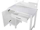 Coaster Elijah Vanity Set with LED Lights White and Dark Grey Model 931149