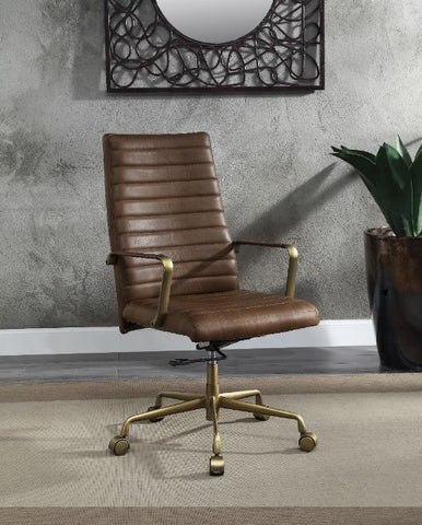 Duralo Saturn Leather Office Chair Model 93167 By ACME Furniture