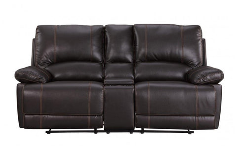 9345 - Brown Console LoveseatModel:  9345-BROWN-CL