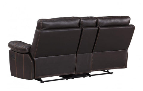 9345 - Brown Console LoveseatModel:  9345-BROWN-CL