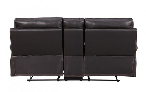 9345 - Brown Console LoveseatModel:  9345-BROWN-CL