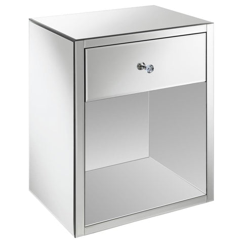 Coaster Coquette 1-drawer Rectangular Accent Table Mirror Model 935846