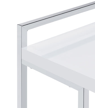 Coaster Dani Rectangular Snack Table with Metal Base Model 936118